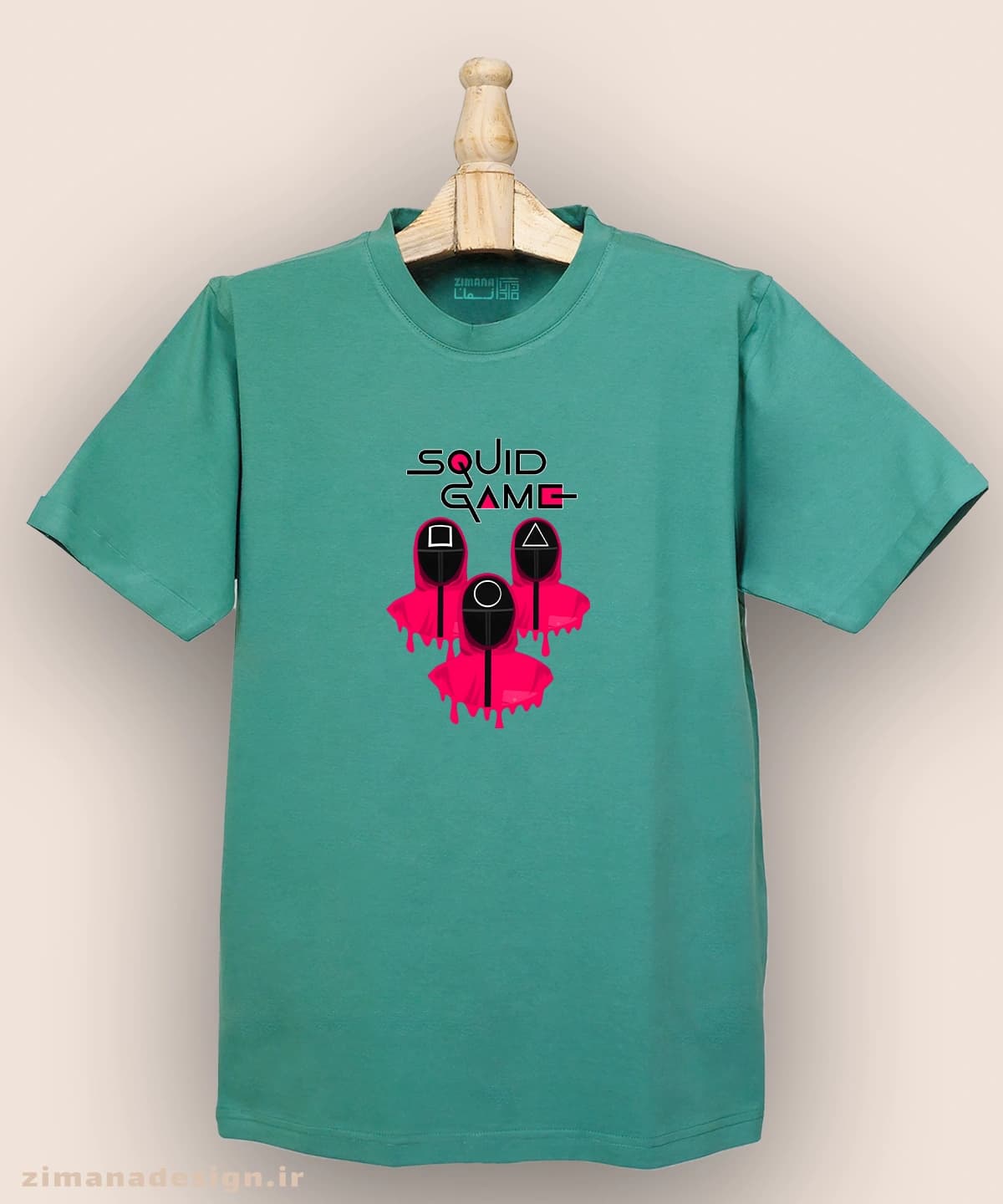 تیشرت مردانه و زنانه طرح اسکویید گیم کد 1049 — تصویر ۷