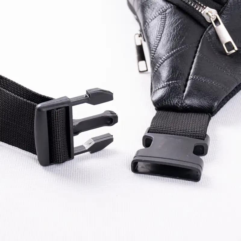 کیف کمری چرم مشکی مردانه کدBG39 — تصویر ۵