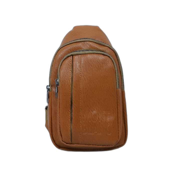 کیف بادی بگ مردانه چرم MONT BLACK ایتالیایی