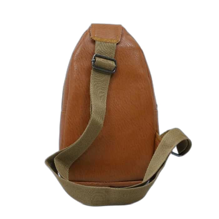 کیف بادی بگ مردانه چرم MONT BLACK ایتالیایی — تصویر ۲