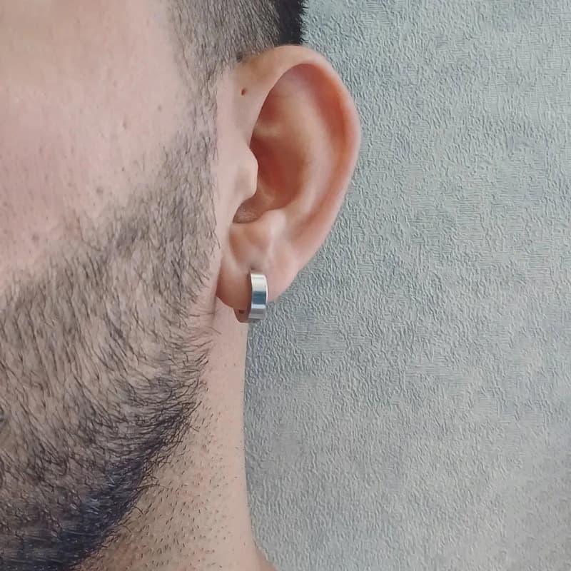 گوشواره گیره ای بدون سوراخ (پیرسینگ کلیپسی)