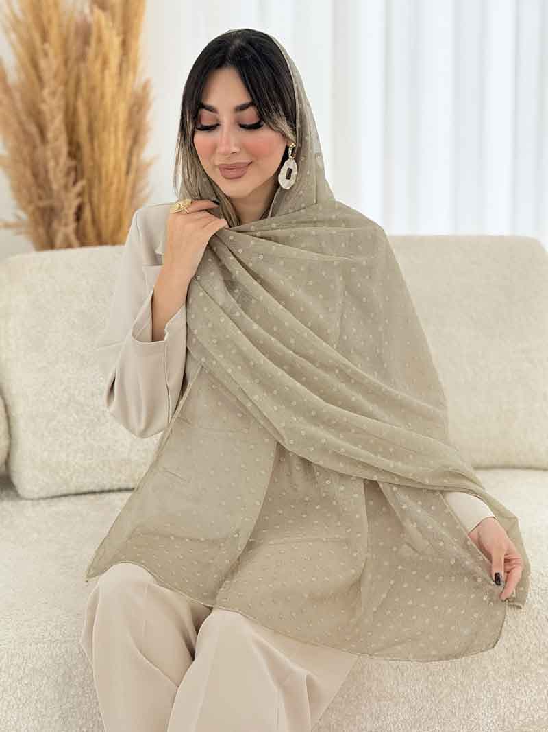 شال طرح گل کد 7941 — تصویر ۷