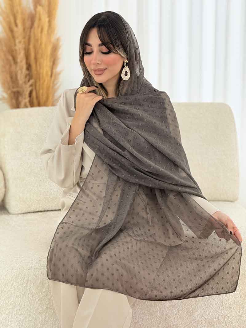 شال طرح گل کد 7941 — تصویر ۴