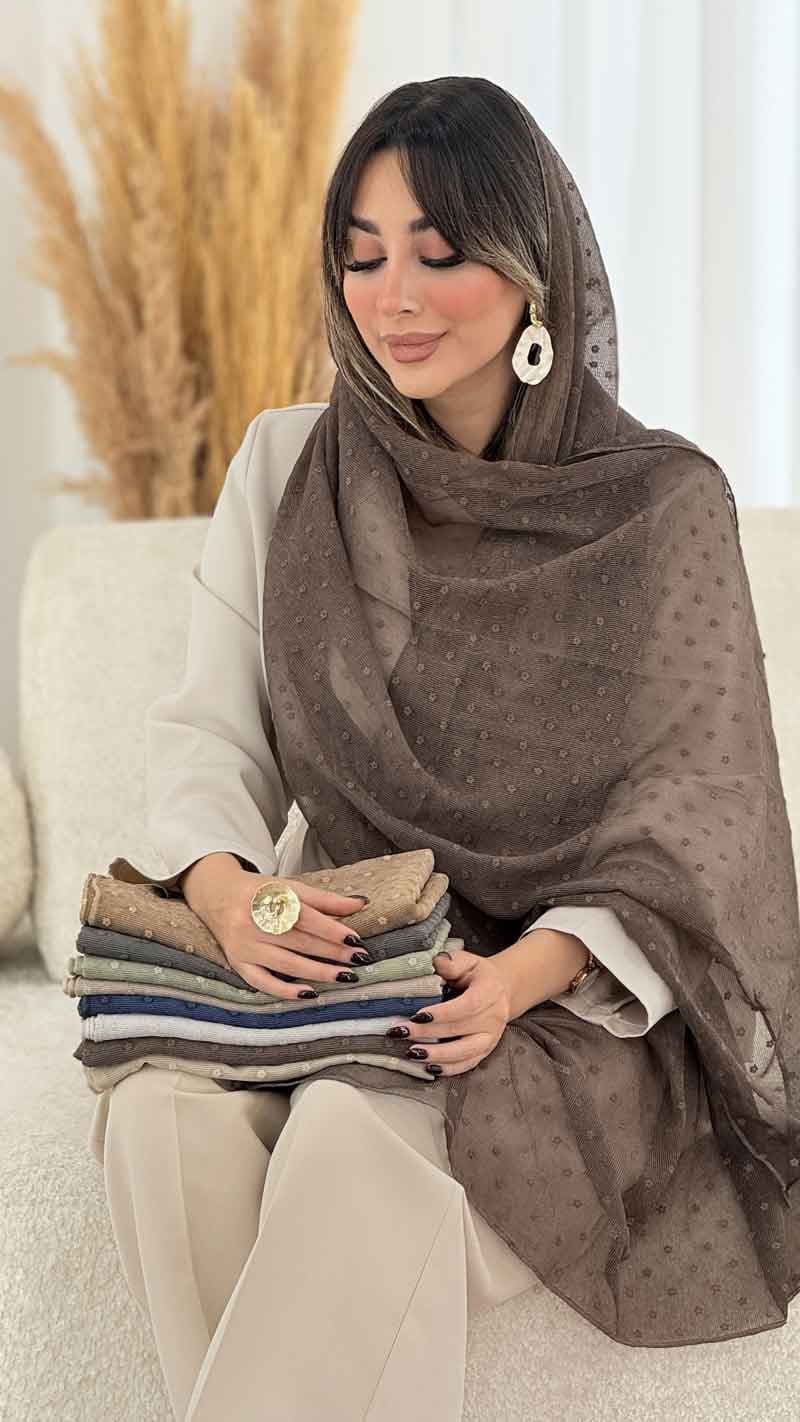 شال طرح گل کد 7941 — تصویر ۸