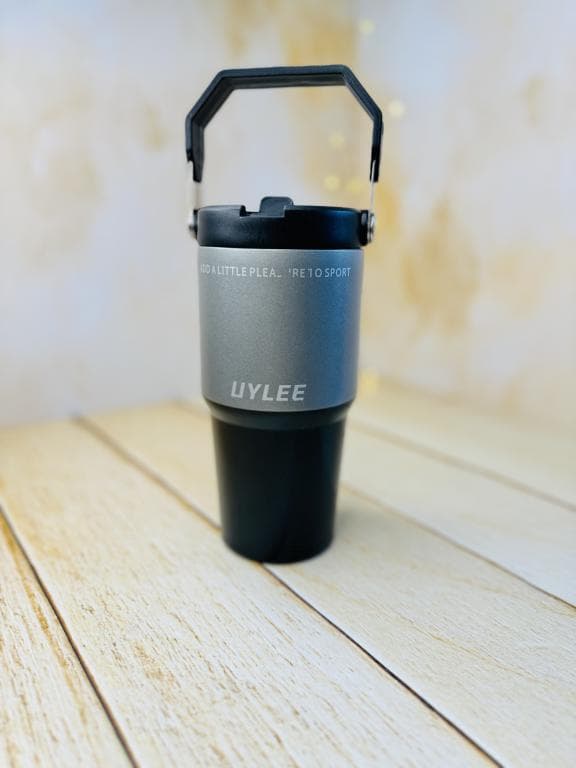 تامبلر تراول ماگ نی دار استیل UYLEE بدنه شاین 600 میل کد 3087 — تصویر ۶