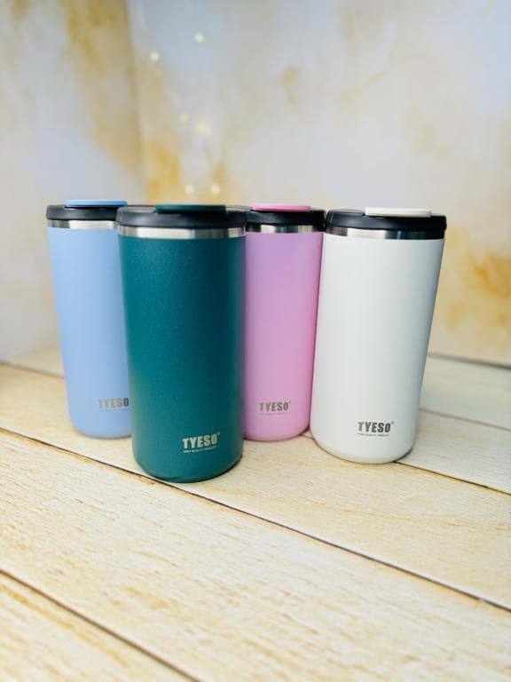 تراول ماگ استیل 600 میل آسان نوش دار TYESO تایسو TS-01027 کد 3076