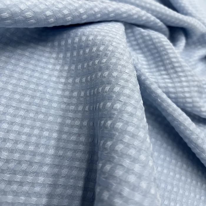 لینن حصیری رنگ آبی اسمانی — تصویر ۳