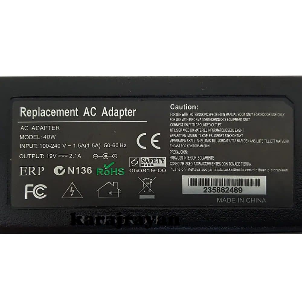 آداپتور ال سی دی ال جی 19V 2.1A — تصویر ۷