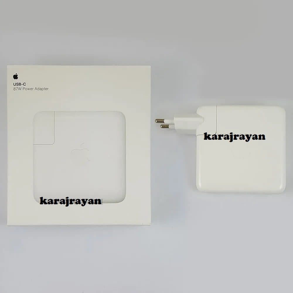 آداپتور لپ تاپ اپل Type C 87W بدون کابل — تصویر ۳