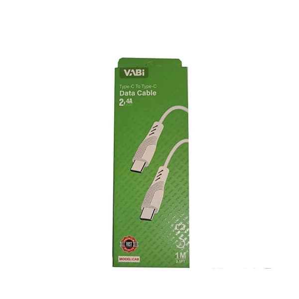 کابل شارژ تایپ سی به سی VABI مدل CA8