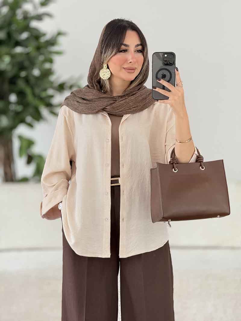 مانتو آستین پاگن آناهید کد 7978 — تصویر ۶