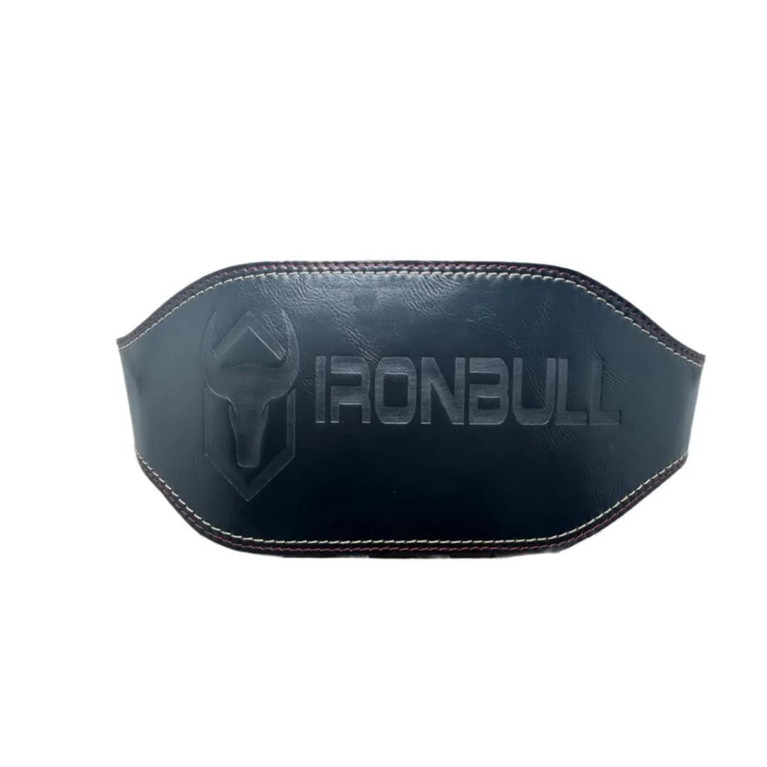 کمربند بدنسازی چرم صنعتی تقویتی IRONBULL — تصویر ۸