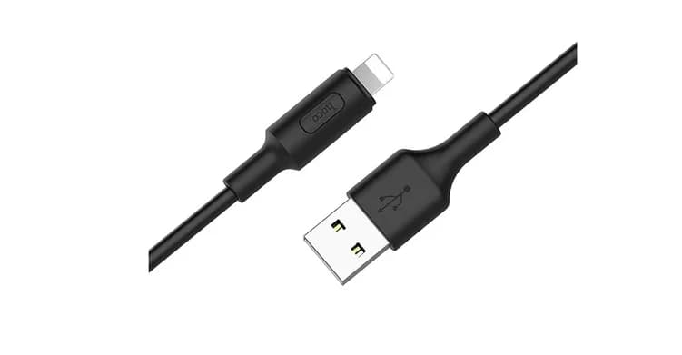 کابل شارژ USB به لایتنینگ hoco مدل X25 — تصویر ۲