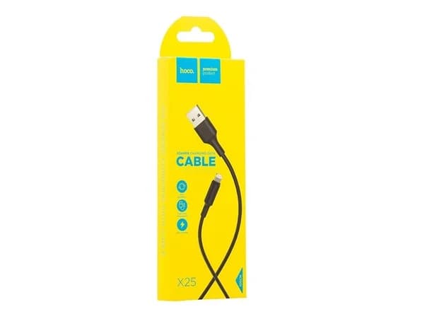 کابل شارژ USB به لایتنینگ hoco مدل X25 — تصویر ۴
