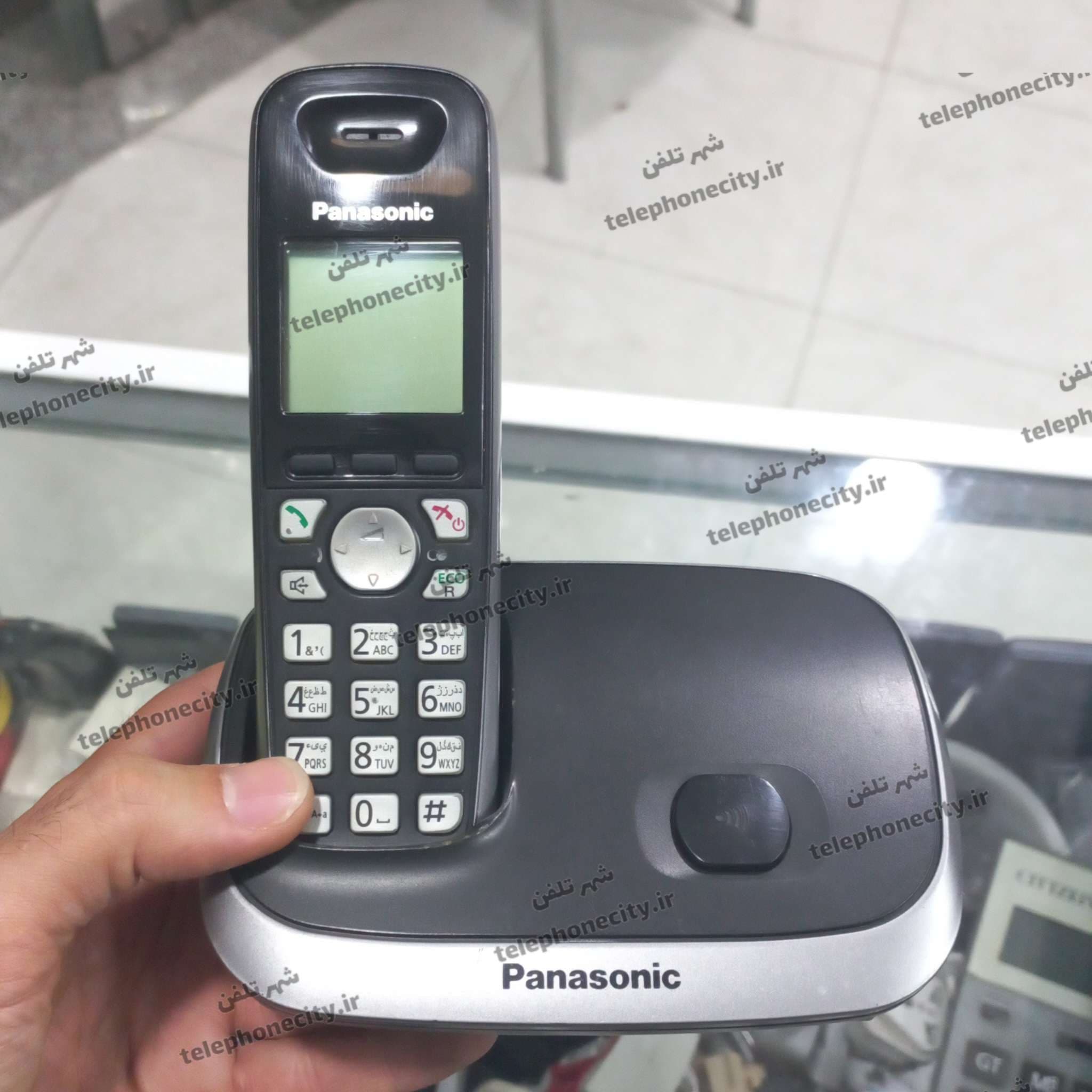 گوشی تلفن بی سیم پاناسونیک KX-TG6511BX، سرویس شده، کارکرده — تصویر ۳