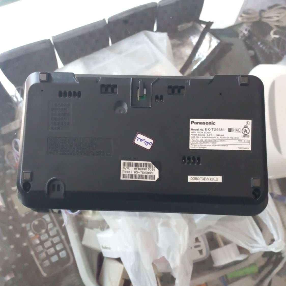 گوشی تلفن بی سیم پاناسونیک KX-TG9381 ، دو خط، سرویس شده، کارکرده — تصویر ۶