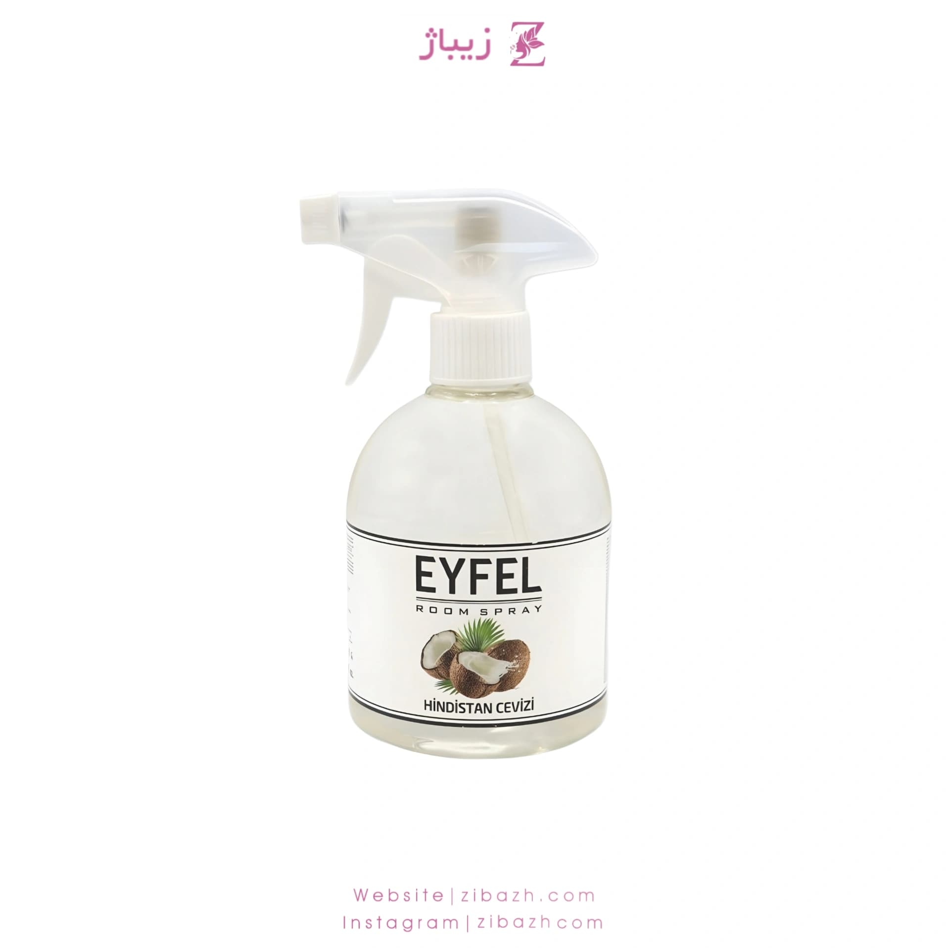 اسپری خوشبو کننده ایفل نارگیل 500 میل اصلی ترکیه ای Eyfel 500ml Original Turkey Coconut