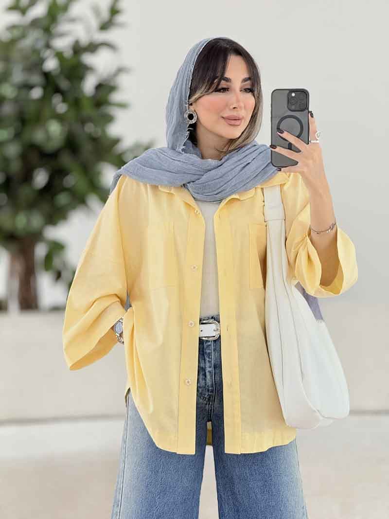 مانتو دو جیب پینار کد 7971 — تصویر ۳