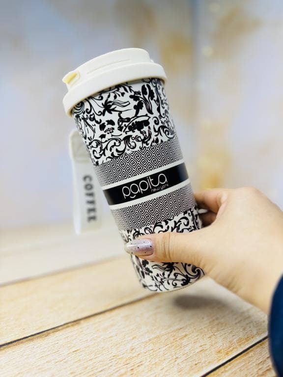 تراول ماگ دوحالته طرح گل دار PAPITA کد 2969 — تصویر ۵