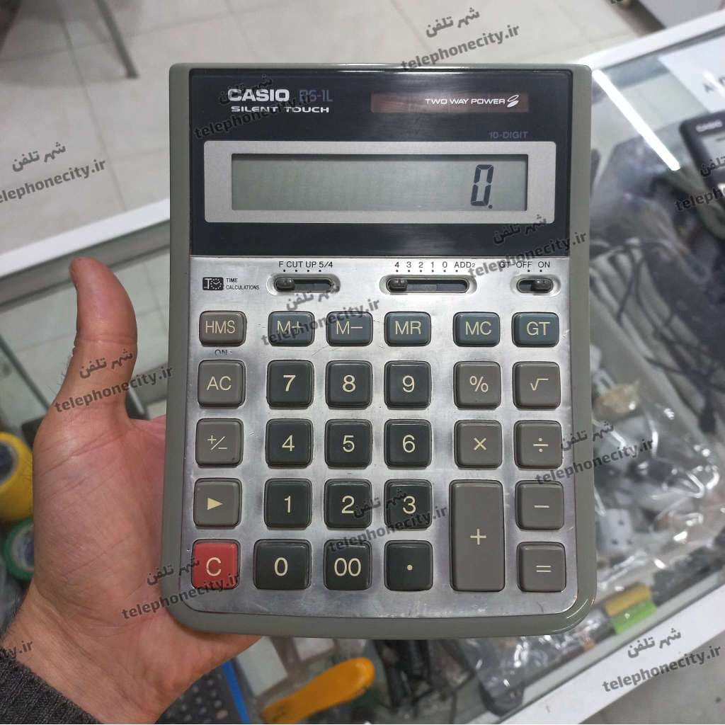 ماشین حساب کاسیو CASIO DS-1L، قدیمی، ژاپنی، کارکرده، کد 2 — تصویر ۳