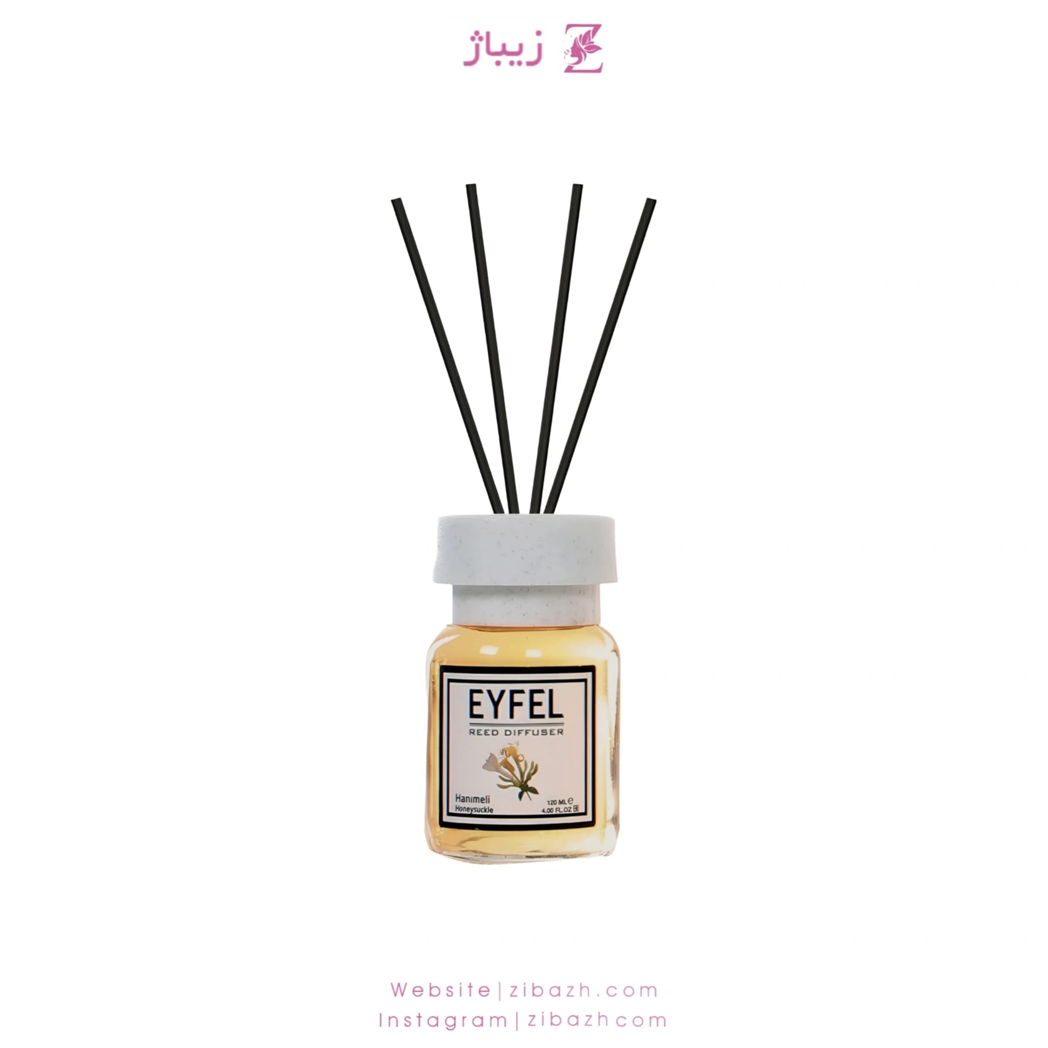 خوشبو کننده ایفل یاس امین الدوله 120 میل اصلی ترکیه ای Eyfel 120ml Original Turkey Hanımeli — تصویر ۲