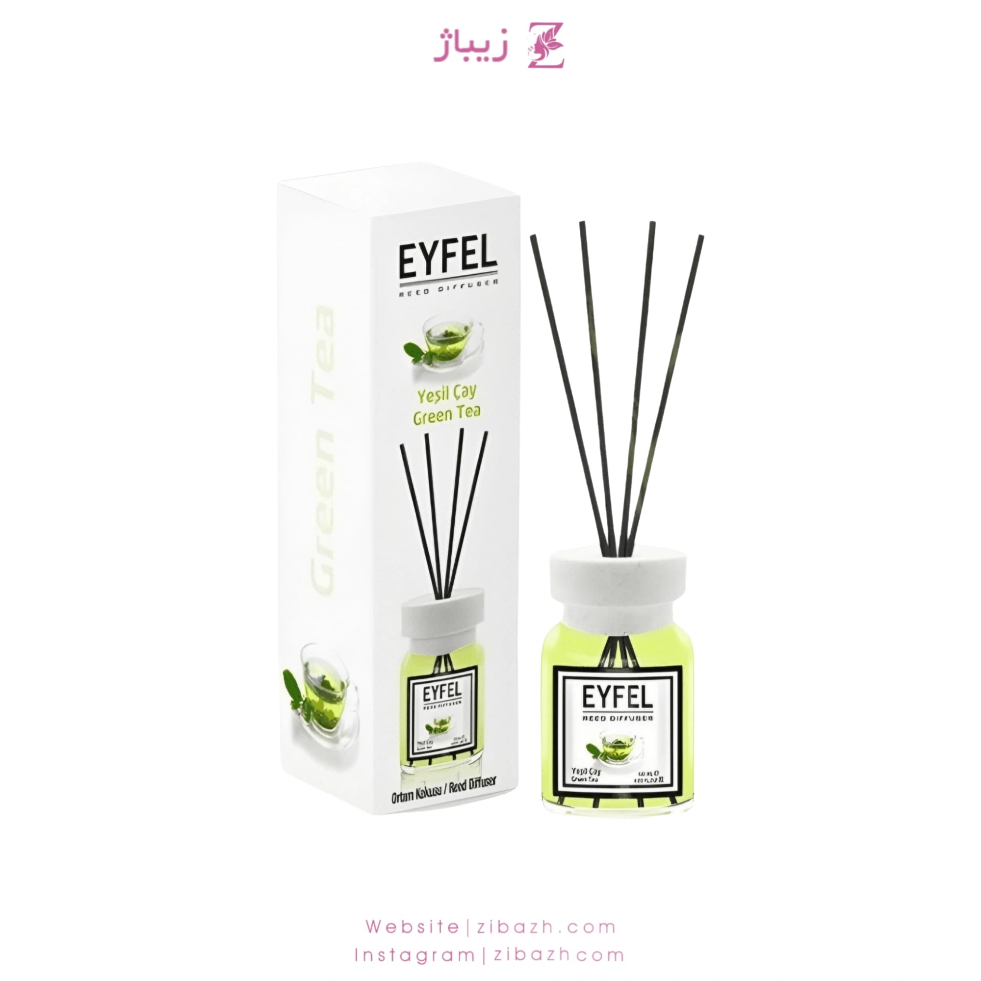 خوشبو کننده ایفل چای سبز 120 میل اصلی ترکیه ای Eyfel 120ml Original Turkey Green Tea