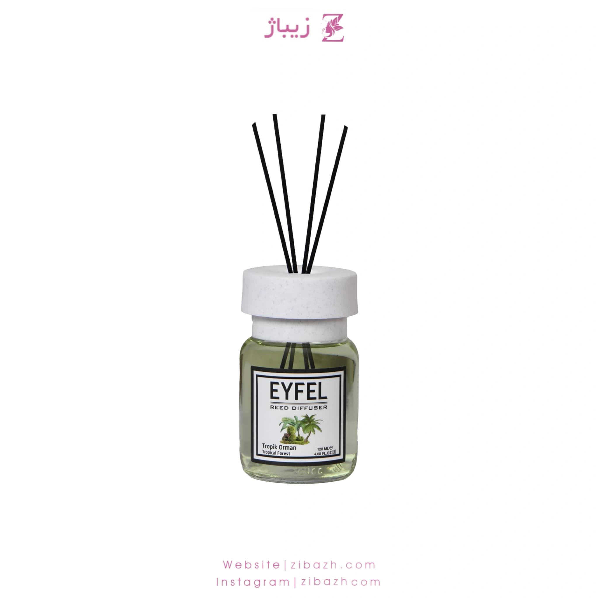 خوشبو کننده ایفل جنگل استوایی 120 میل اصلی ترکیه ای Eyfel 120ml Original Turkey Tropical Forest — تصویر ۲