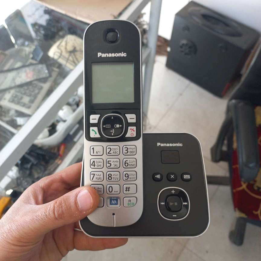 گوشی تلفن بی سیم پاناسونیک KX-TG6821، سرویس شده، کارکرده، تمیز، کد 1 — تصویر ۴