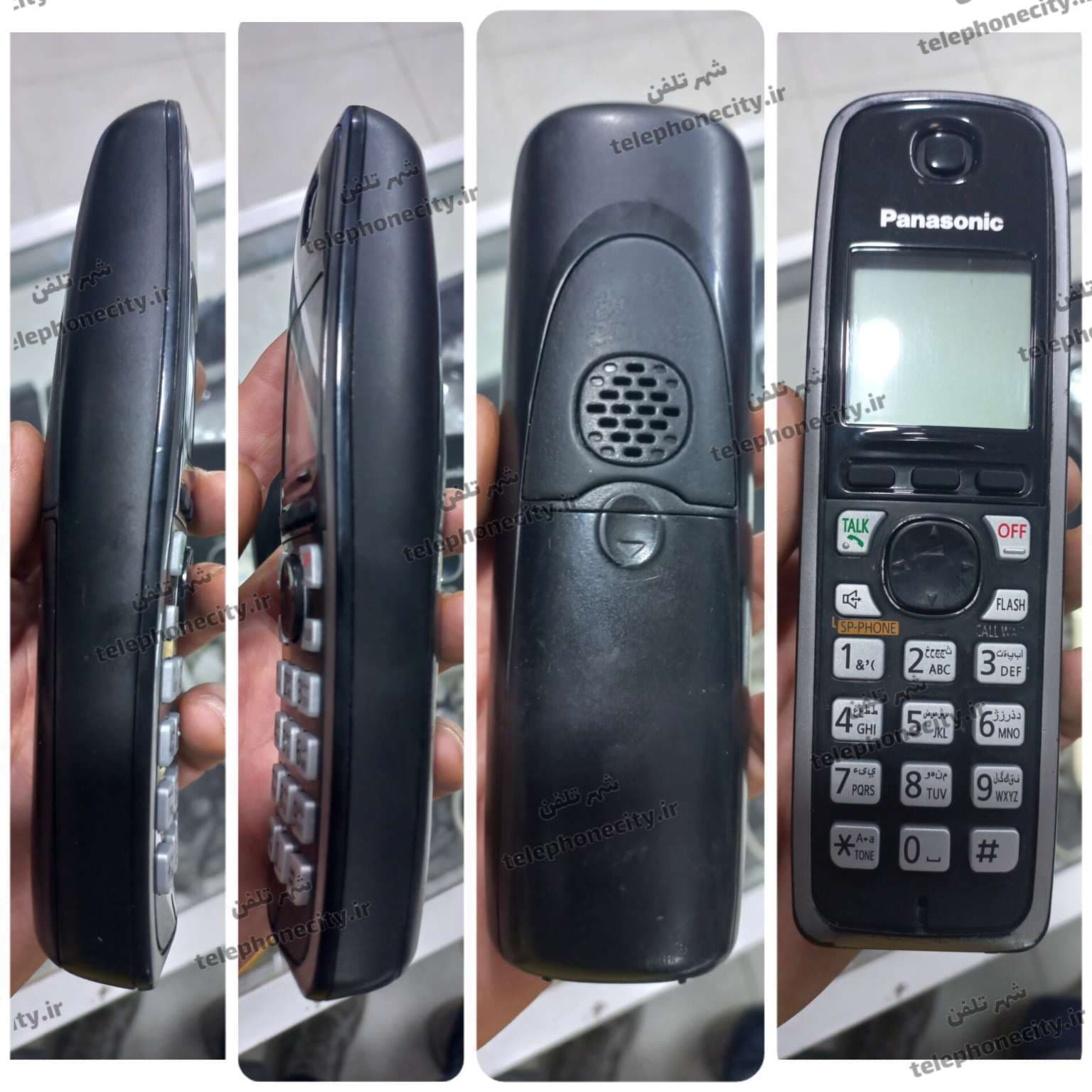 گوشی تلفن بی سیم پاناسونیک KX-TG3711BX، منو فارسی، سرویس شده، کارکرده، کد 3 — تصویر ۴
