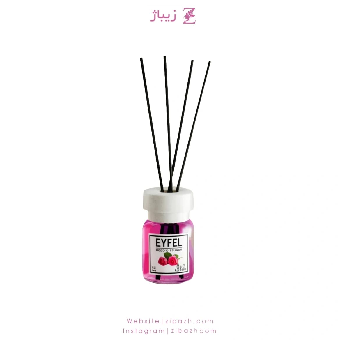 خوشبو کننده ایفل گل رز 120 میل اصلی ترکیه ای Eyfel 120ml Original Turkey Rose — تصویر ۲