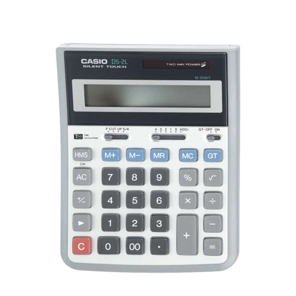 ماشین حساب کاسیو CASIO DS-2L، قدیمی، کارکرده، کد 1