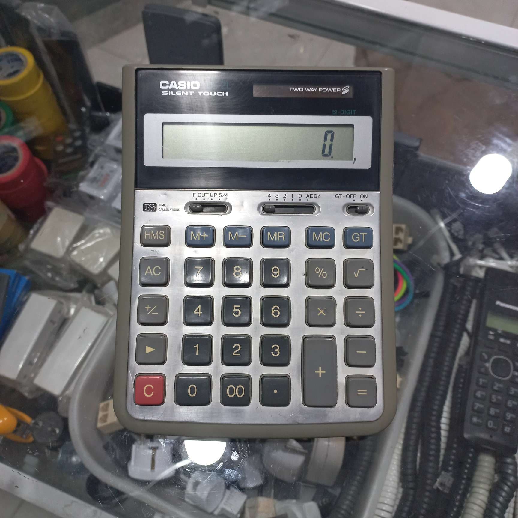 ماشین حساب کاسیو CASIO DS-2L، قدیمی، کارکرده، کد 1 — تصویر ۳