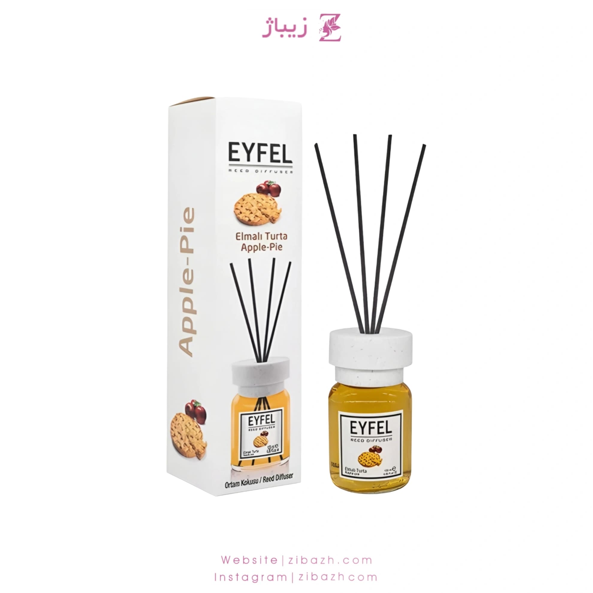 خوشبو کننده ایفل پای سیب 120 میل اصلی ترکیه ای Eyfel 120ml Original Turkey Apple Pie