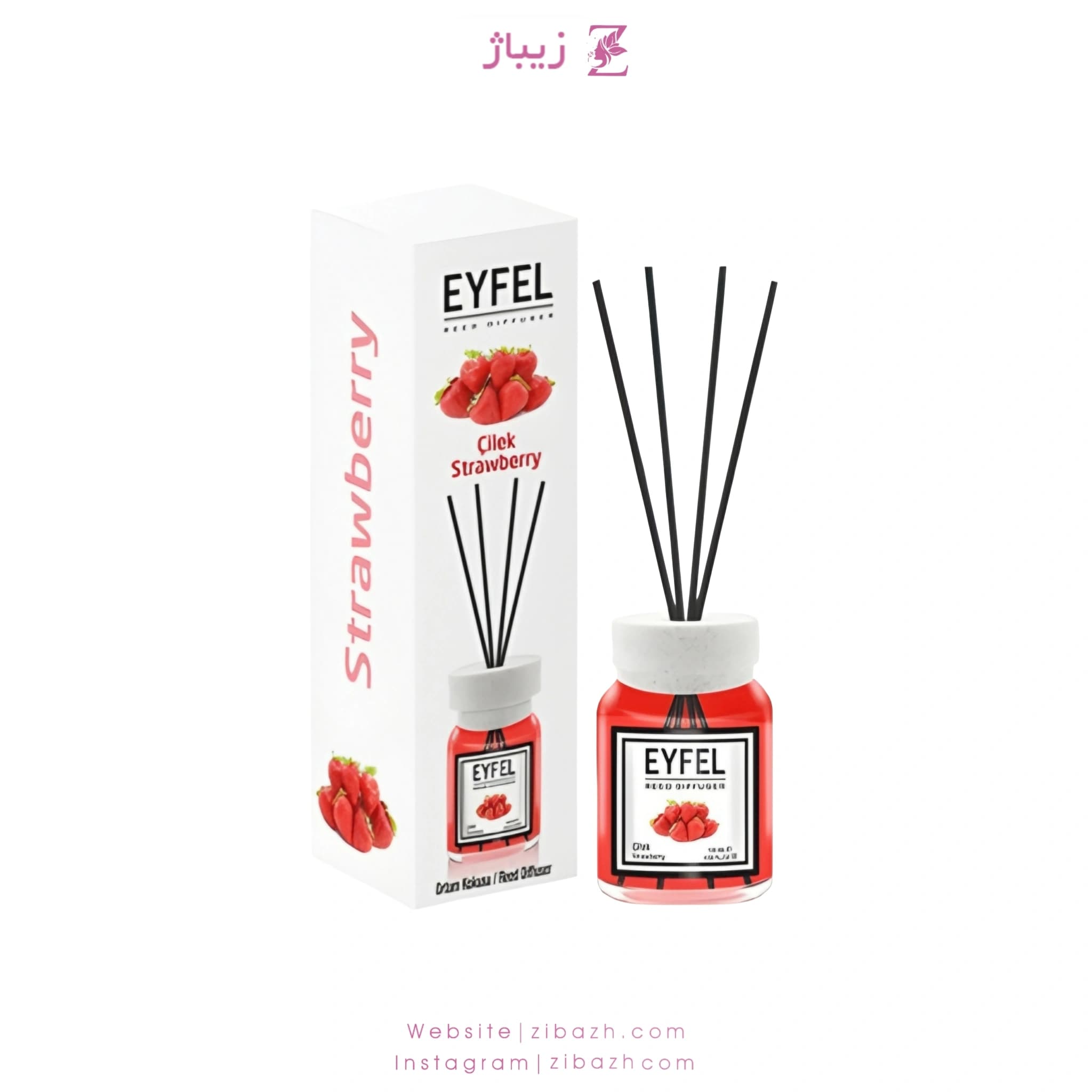 خوشبو کننده ایفل توت فرنگی 120 میل اصلی ترکیه ای Eyfel 120ml Original Turkey Strawberry