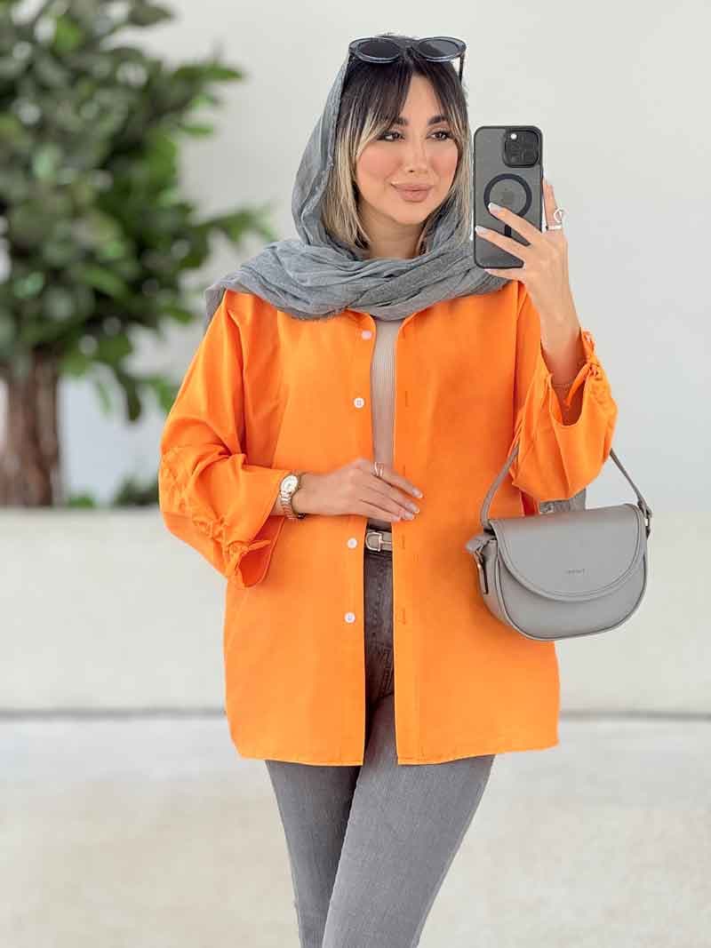 مانتو آستین بند آرمیتا کد 7671