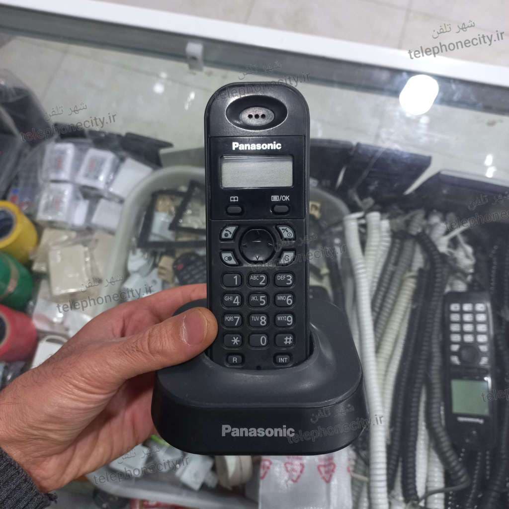 گوشی تلفن بی سیم پاناسونیک KX-TG1311BX، سرویس شده، کارکرده — تصویر ۳