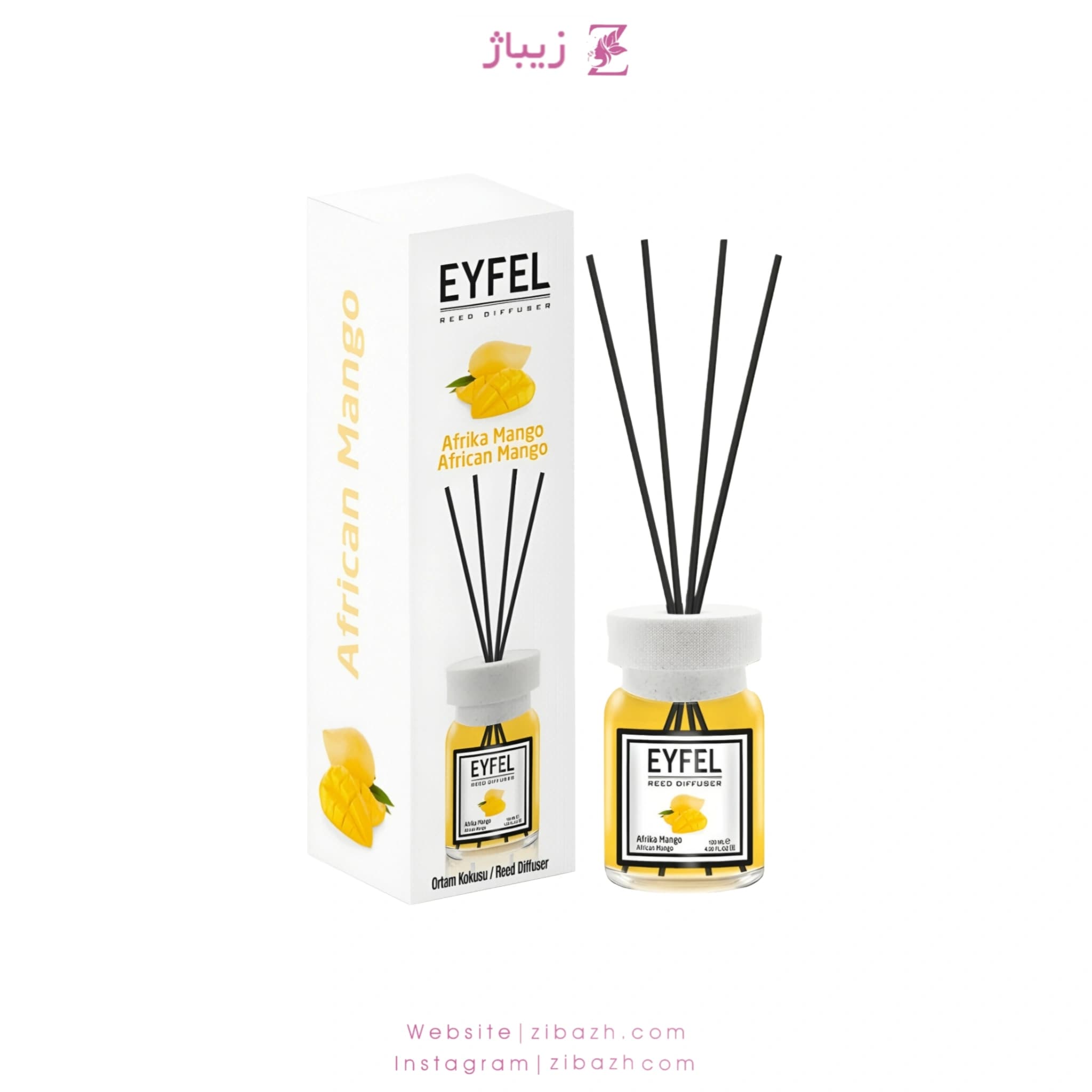 خوشبو کننده ایفل انبه آفریقایی 120 میل اصلی ترکیه ای Eyfel 120ml Original Turkey African Mango