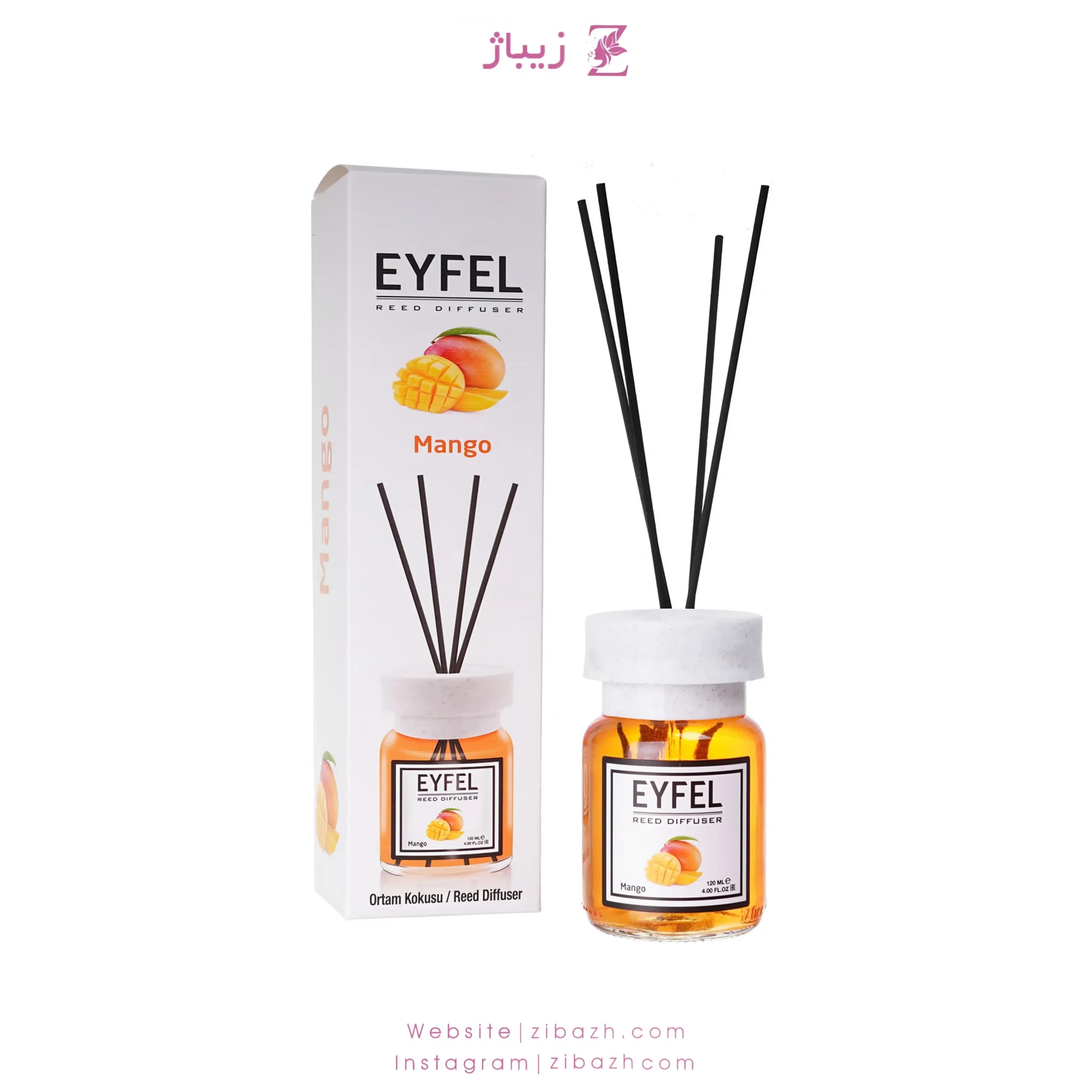 خوشبو کننده ایفل انبه 120 میل اصلی ترکیه ای Eyfel 120ml Original Turkey Mango