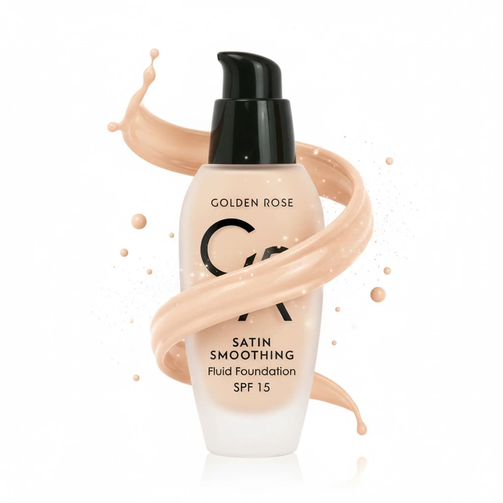 کرم پودر ساتین گلدن رز مدل Satin Smoothing — تصویر ۲