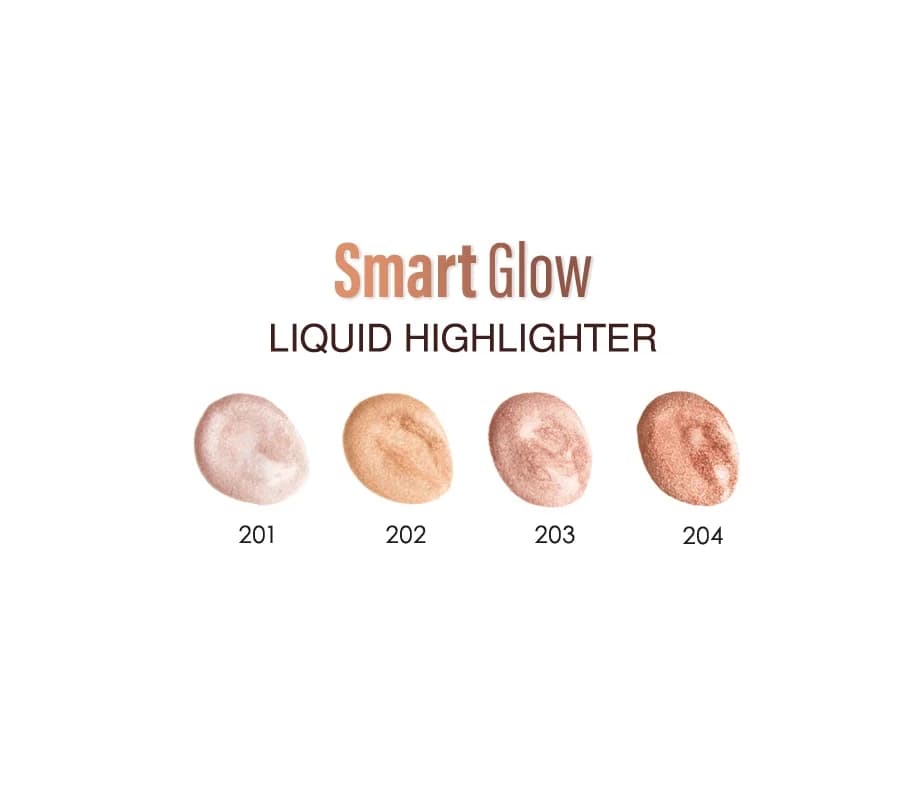 هایلایتر مایع اسمارت گلدن رز مدل Smart Glow — تصویر ۳