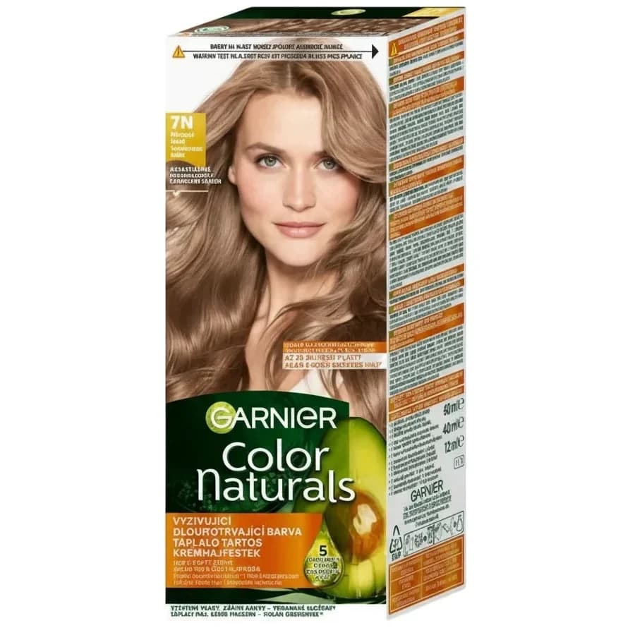 کیت رنگ مو شماره 7N گارنیر مدل Dark Natural Blonde (بلوند تیره طبیعی)