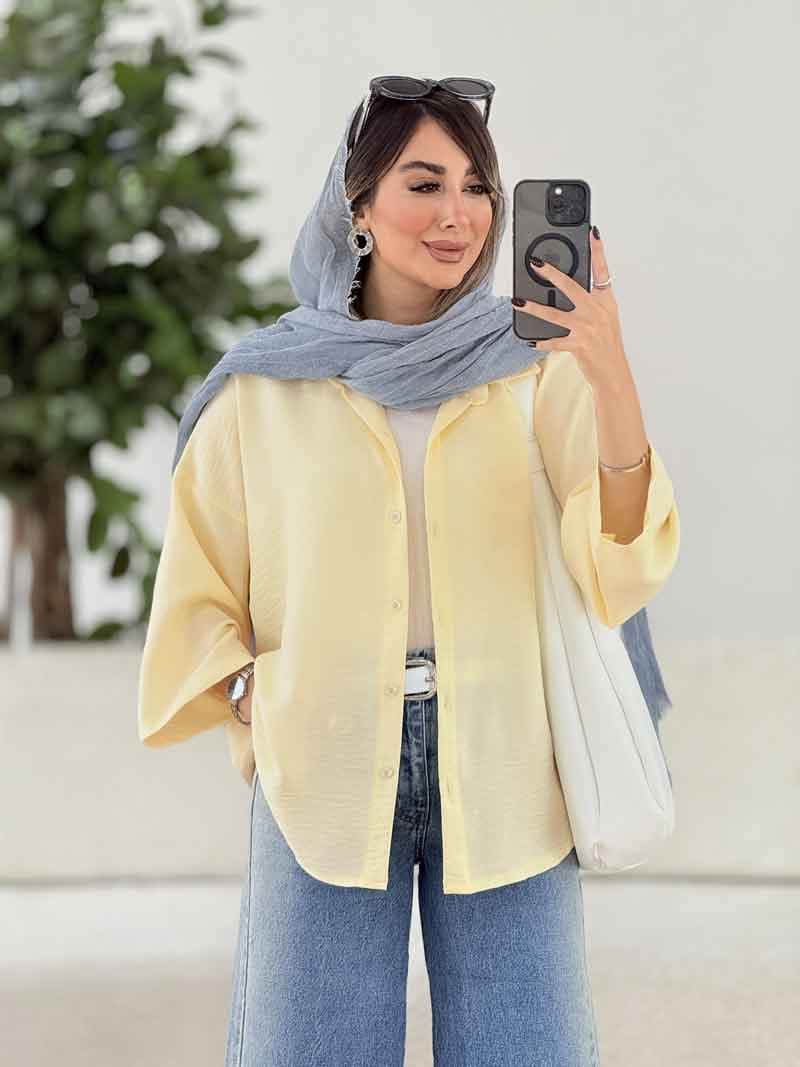 مانتو پشت پیله ژاله کد 7928 — تصویر ۸