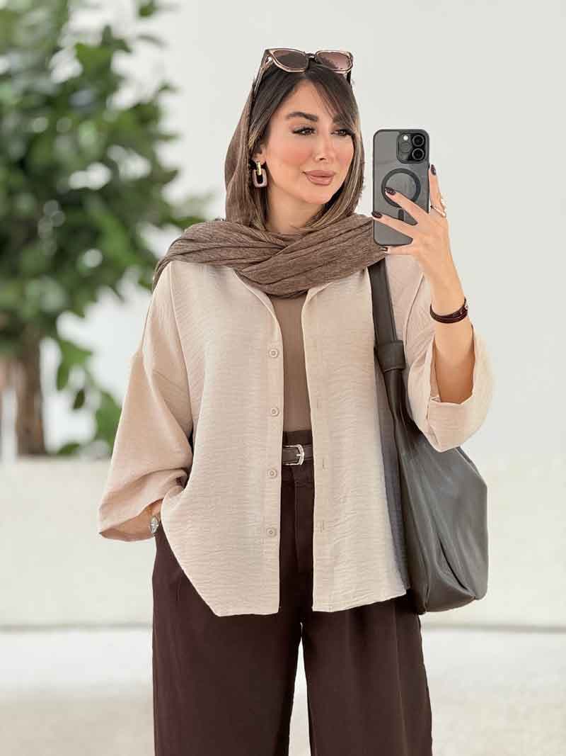 مانتو پشت پیله ژاله کد 7928 — تصویر ۴