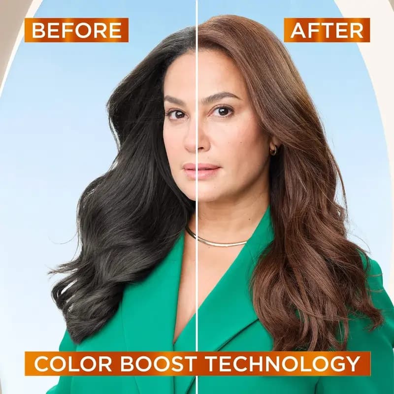 کیت رنگ مو شماره 7.1 گارنیر مدل Ash Blonde (بلوند خاکستری) — تصویر ۷