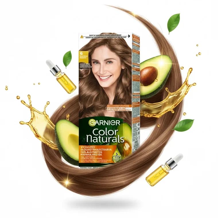 کیت رنگ مو شماره 6 گارنیر مدل Dark Blonde (بلوند تیره) — تصویر ۲