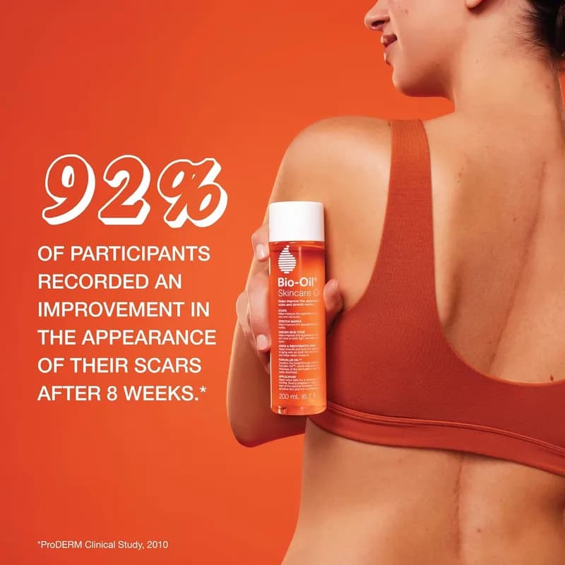 روغن ترمیم کننده پوست بایو اویل Bio-Oil مدل Skincare Oil | حجم 200 میلی‌لیتر — تصویر ۶