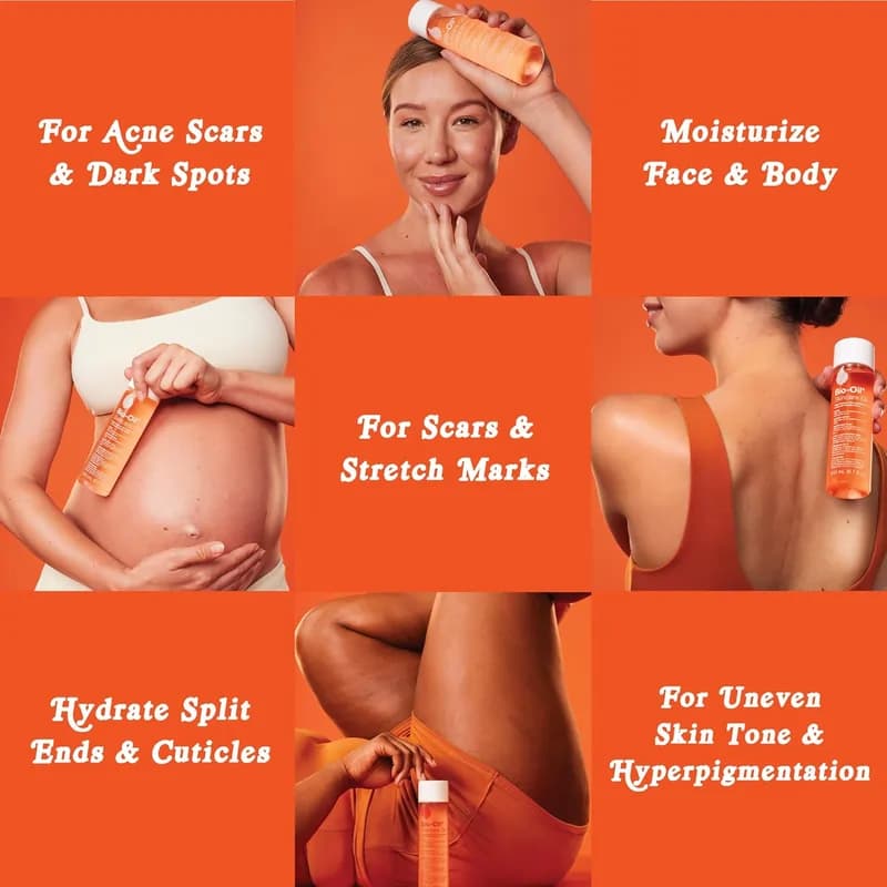 روغن ترمیم کننده پوست بایو اویل Bio-Oil مدل Skincare Oil | حجم 200 میلی‌لیتر — تصویر ۸