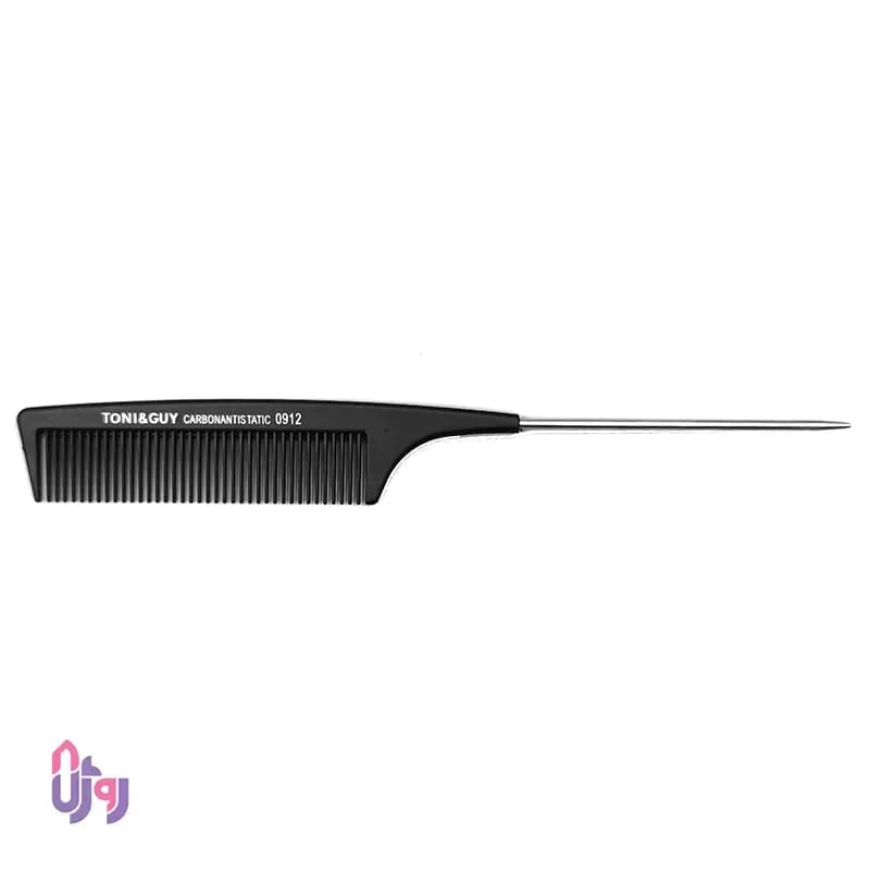 شانه مو دم‌باریک فلزی تونی اند گای TONI & GUY مدل 0912 — تصویر ۲