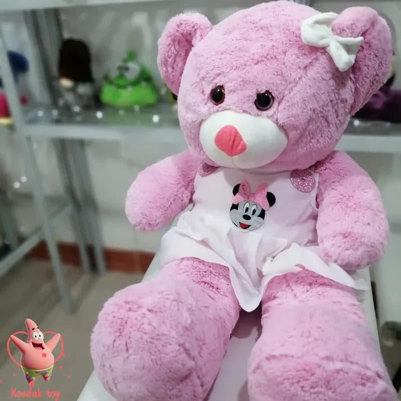 عروسک خرس لباس دار 65 سانت