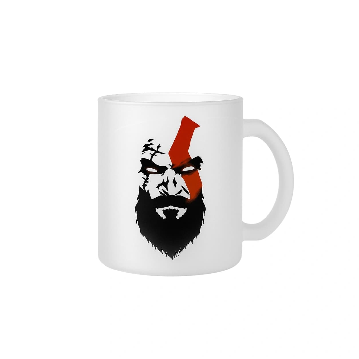 ماگ شيشه اي طرح GOD OF WAR
